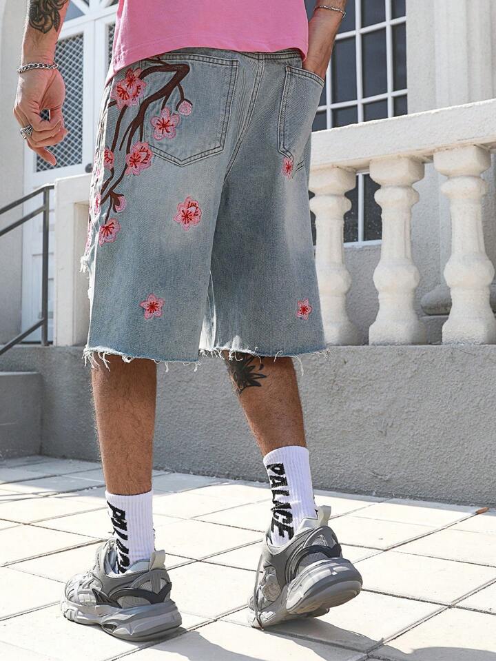 UNISEX BLOSSOM JORTS