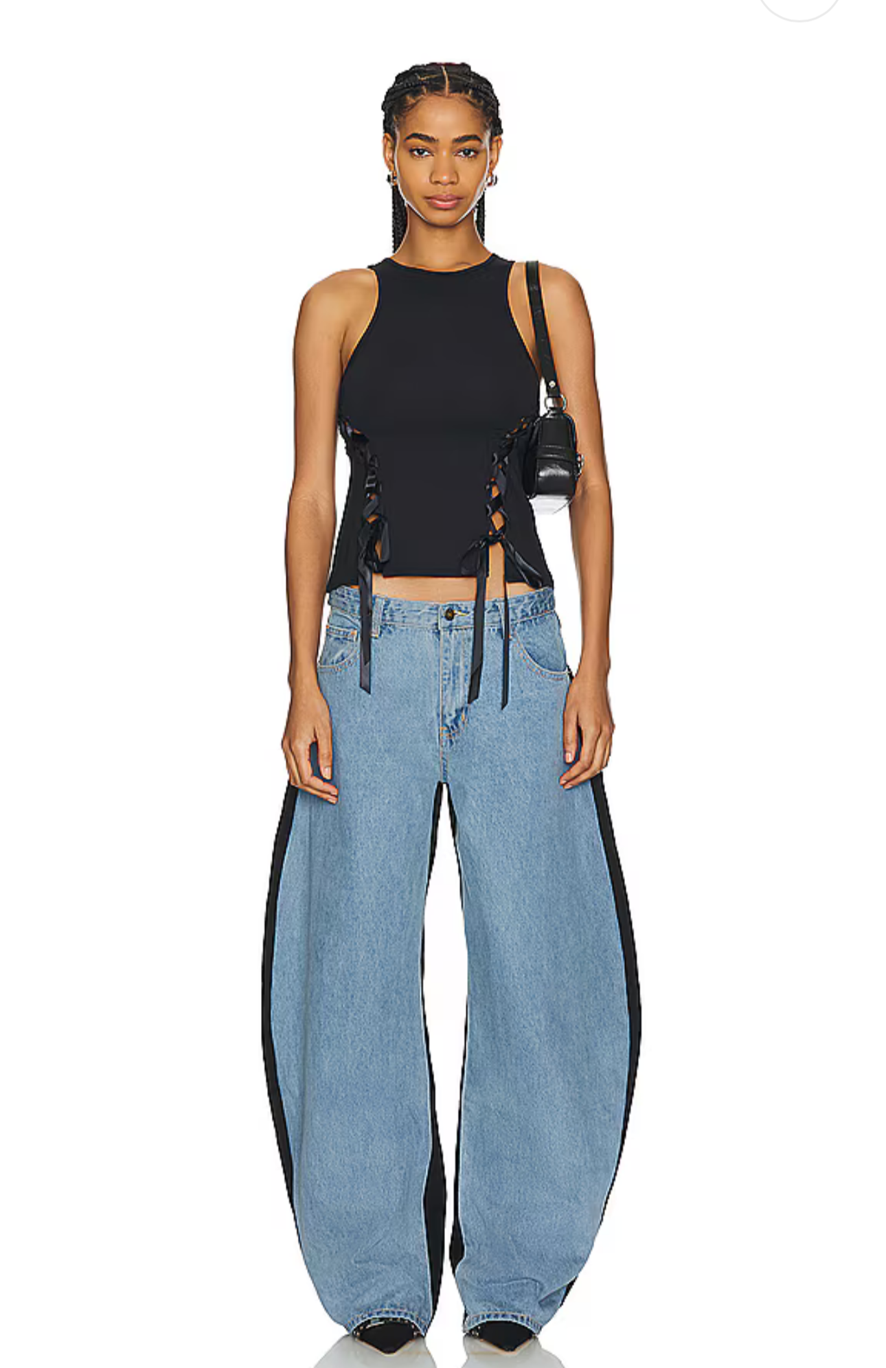 Two-Tone Denim Jean
