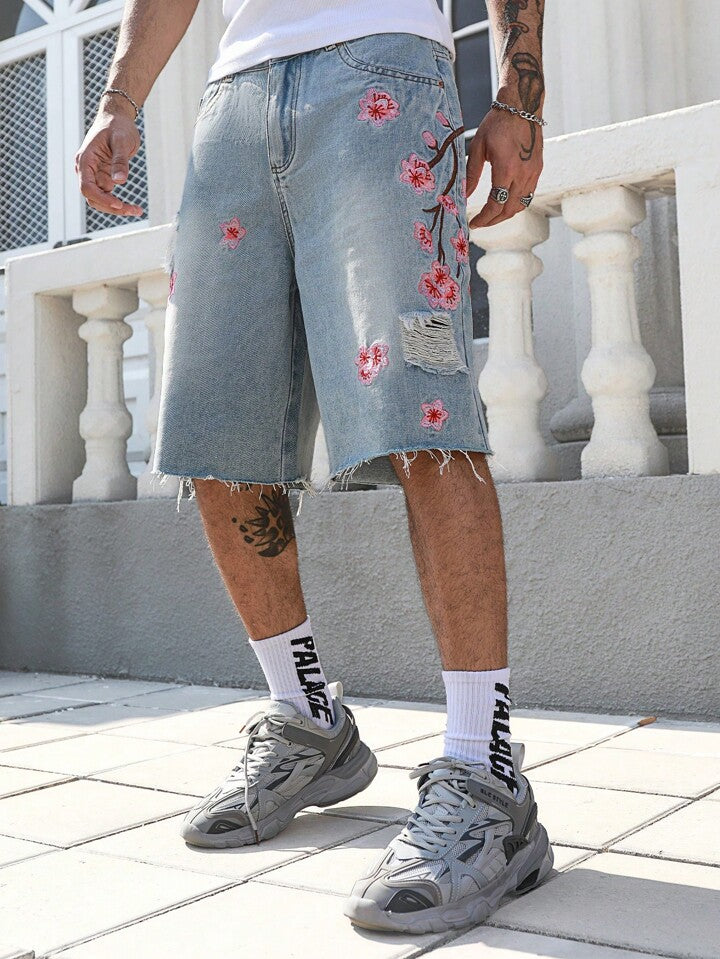 UNISEX BLOSSOM JORTS