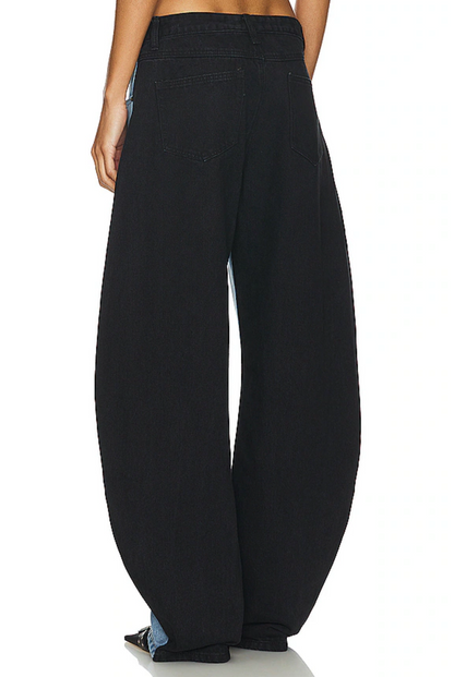 Two-Tone Denim Jean