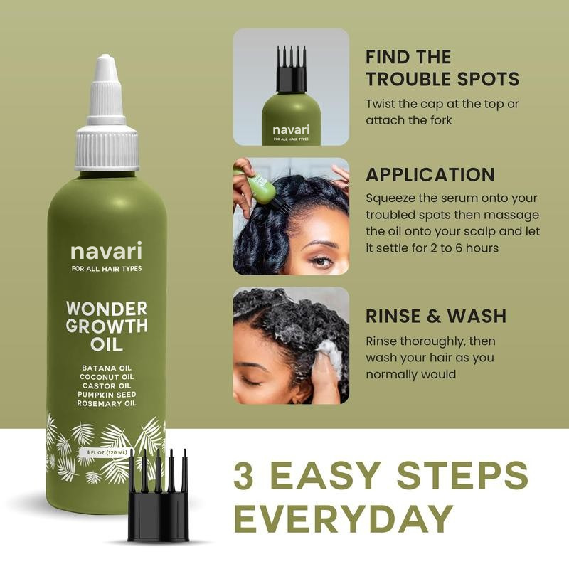 Pure Batana + Castor Oil Hair Growth Solution (120 mL)